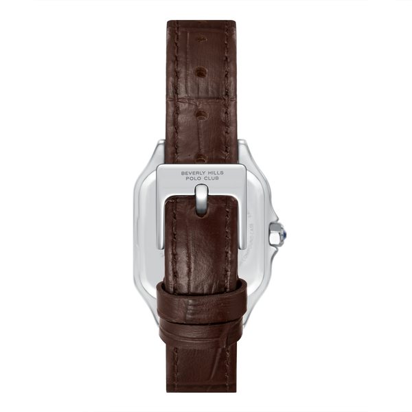 Beverly Hills Polo Club BP3908C.232 Women's Silver Dial Leather Strap Watch - Photo 4 - Zamana