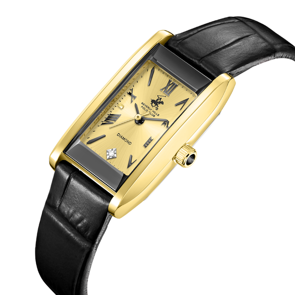 Beverly Hills Polo Club BP3910C.111 Women's Leather Strap & Clasp Detail - Zamana