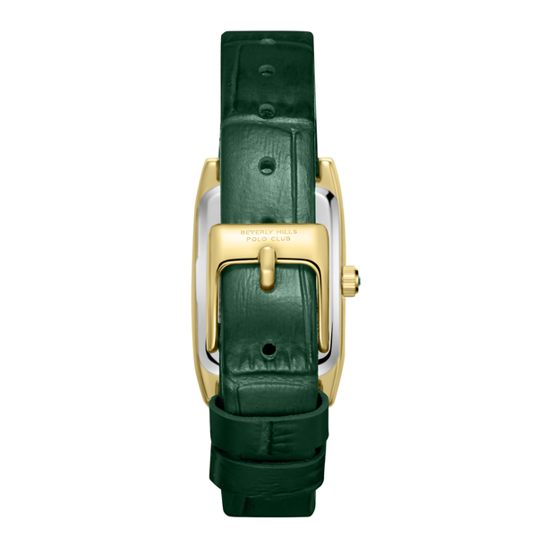 Beverly Hills Polo Club BP3910C.127 Women's Green Dial Leather Strap Watch - Photo 4 - Zamana