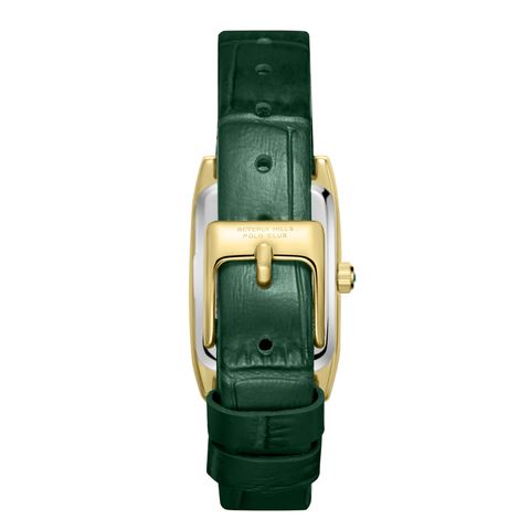 Beverly Hills Polo Club BP3910C.127 Women's Green Dial Leather Strap Watch - Photo 4 - Zamana