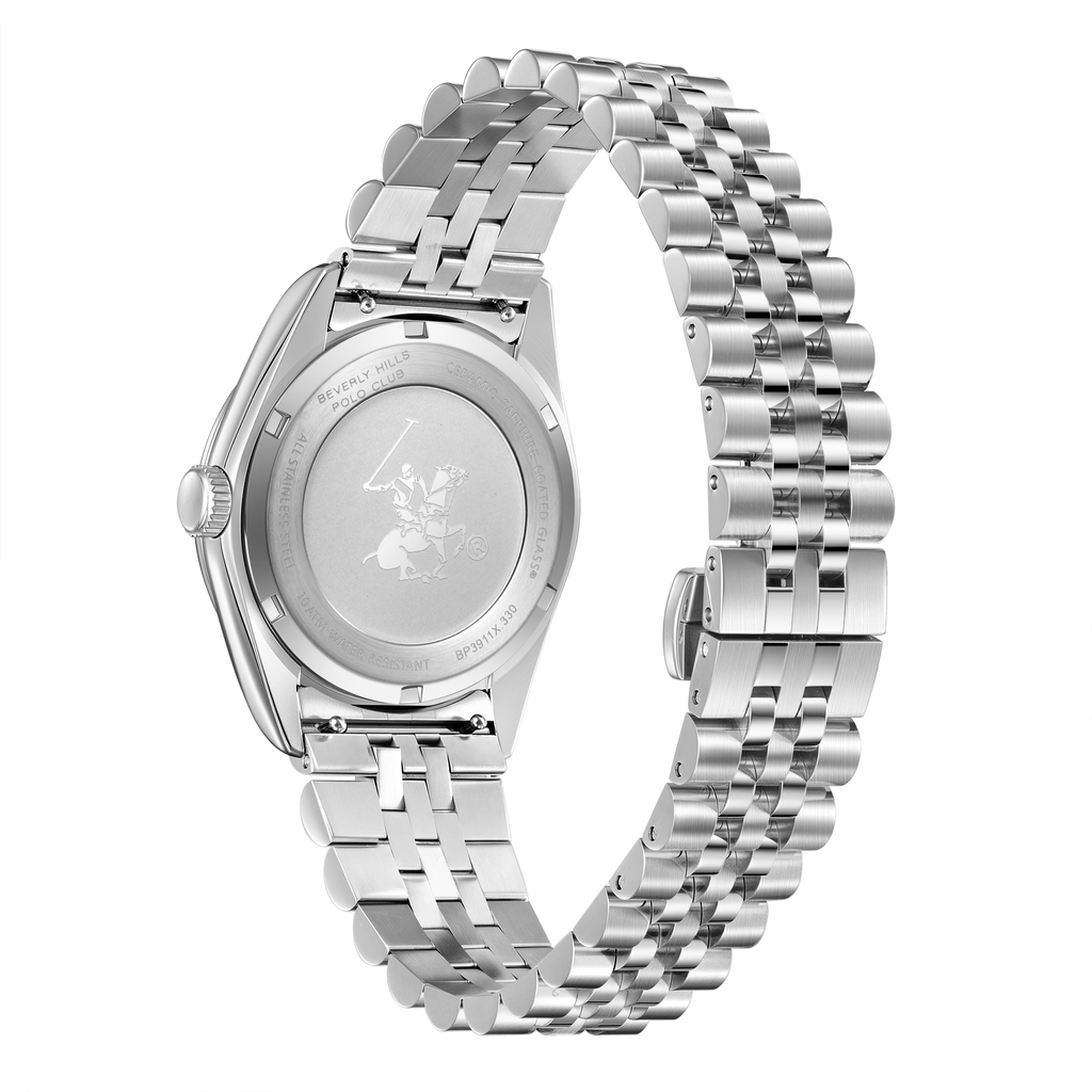 Beverly Hills Polo Club BP3911X.330 Men's Water Resistant Caseback & Engraving - Zamana