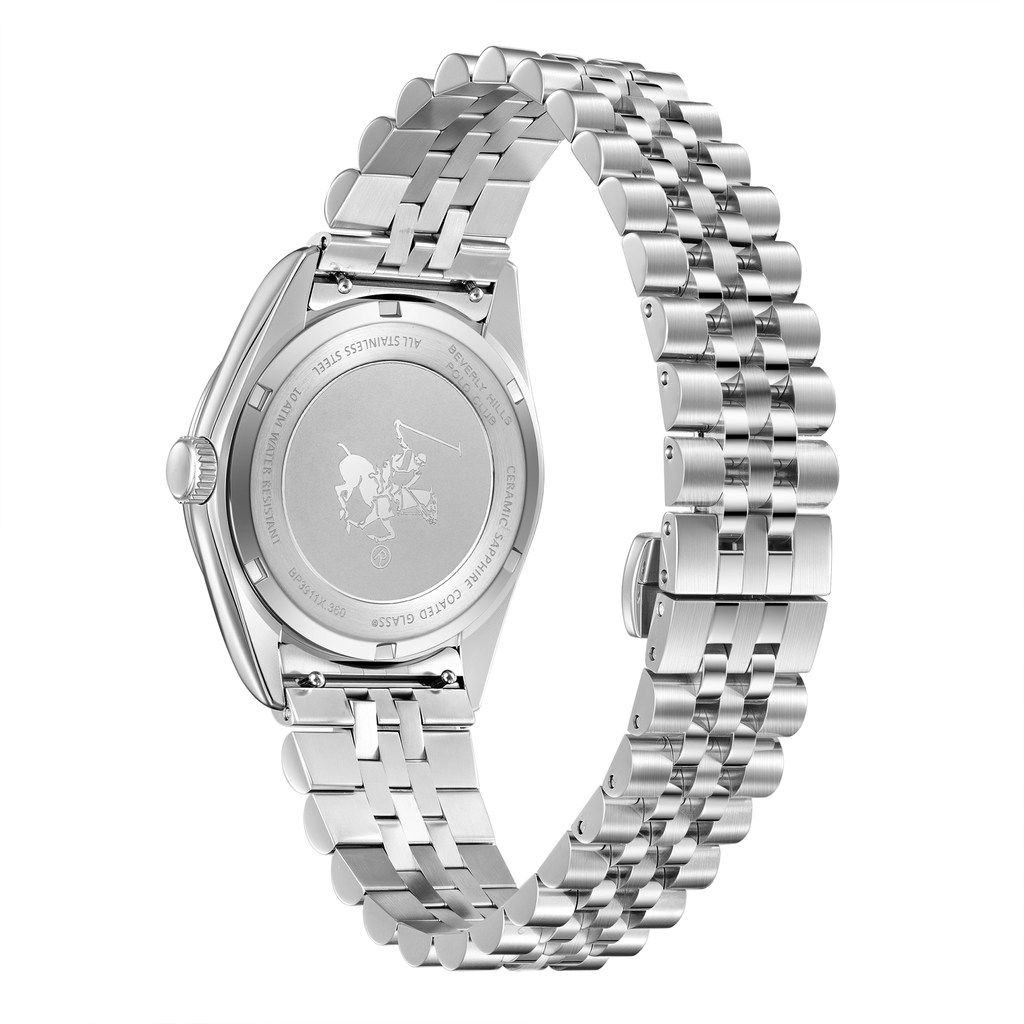 Beverly Hills Polo Club BP3911X.360 Water Resistant Caseback & Engraving - Zamana