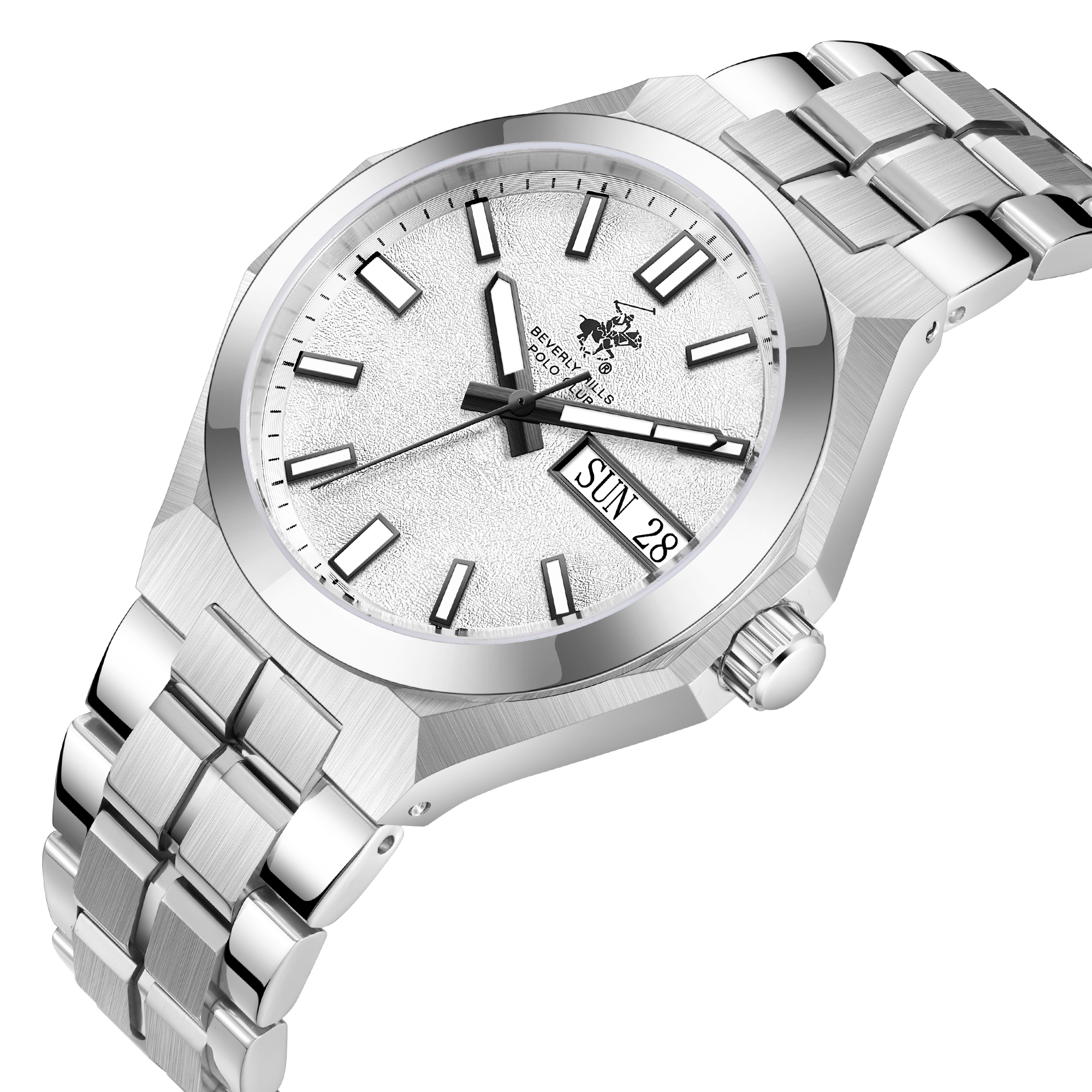 Beverly Hills Polo Club BP3912X.330 Stainless Steel Bracelet & Clasp Detail - Zamana