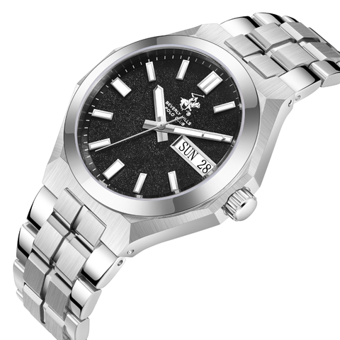 Beverly Hills Polo Club BP3912X.350 Steel Strap & Clasp Detail - Zamana