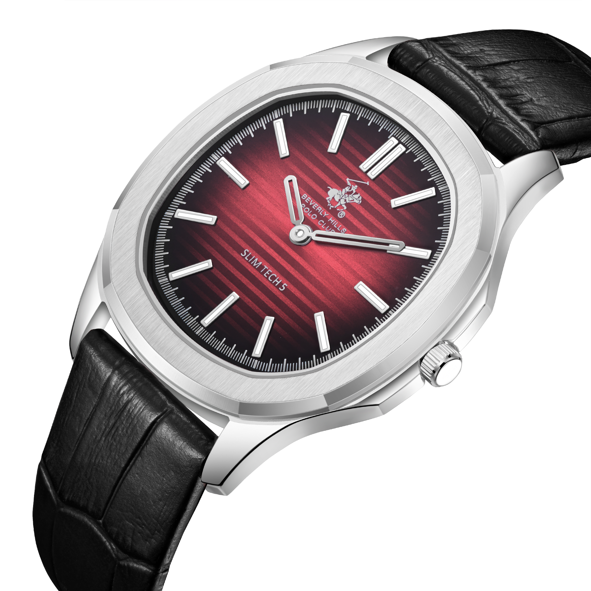 Beverly Hills Polo Club BP3919X.381 Leather Strap & Clasp Detail - Zamana