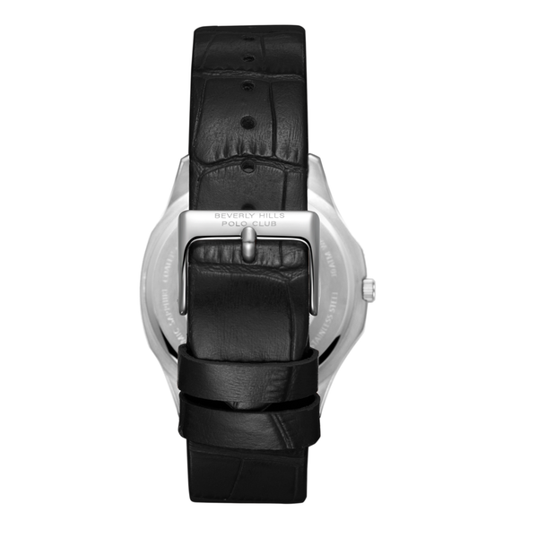 Beverly Hills Polo Club BP3919X.381 Men's Red Dial Leather Strap Watch - Photo 4 - Zamana