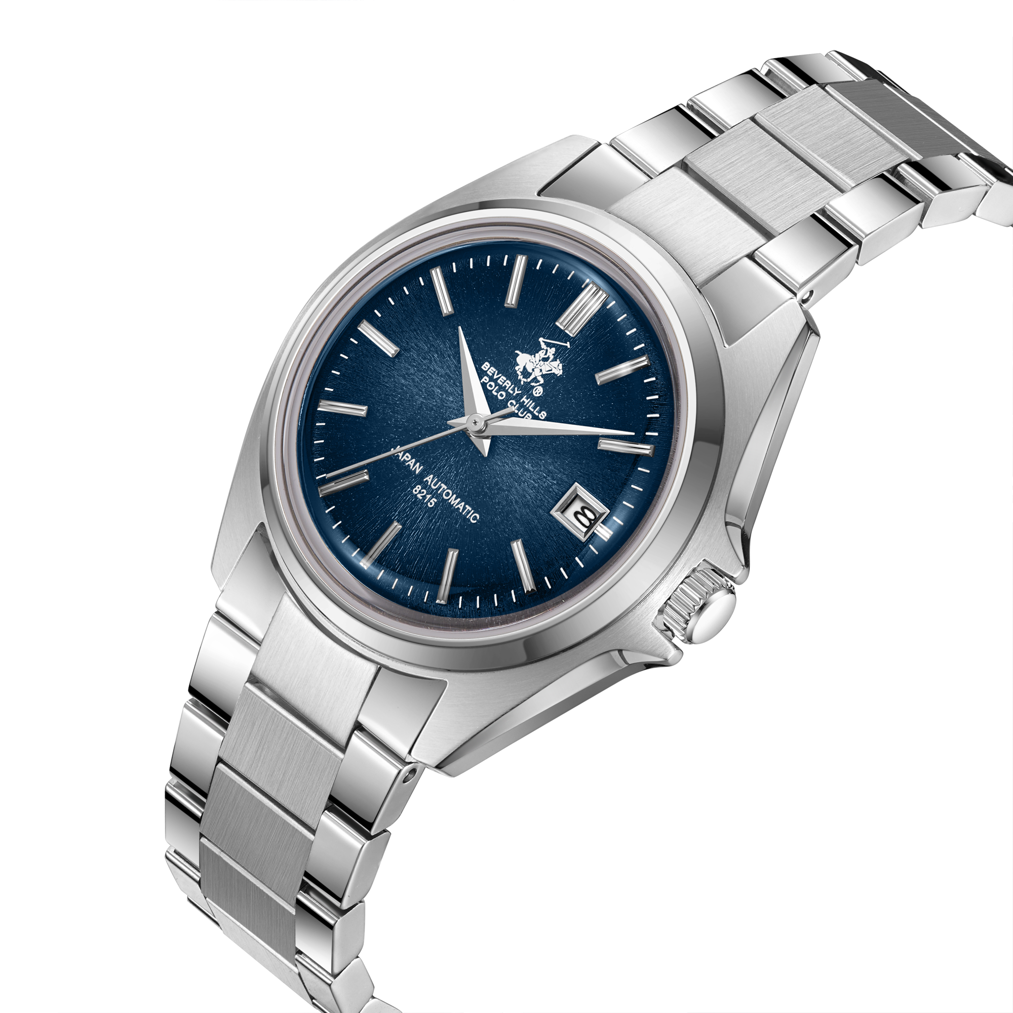 Beverly Hills Polo Club BP3921X.390 Men's Dark Blue Leather Strap Watch Secondary image