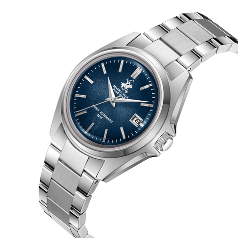 Beverly Hills Polo Club BP3921X.390 Steel Case & Leather Strap Detail - Zamana