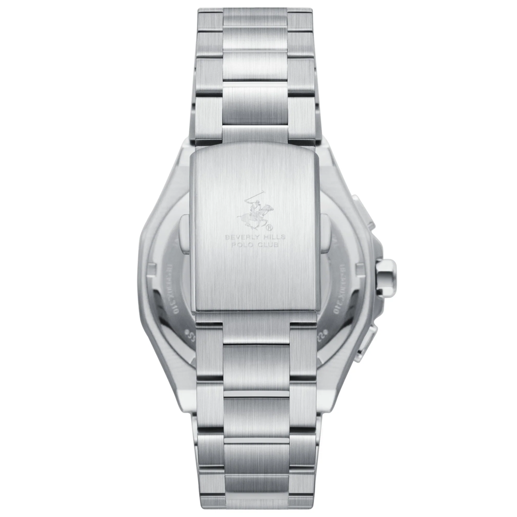 Beverly Hills Polo Club BP3930X.350 Men's Black Dial Steel Strap Watch - Photo 4 - Zamana