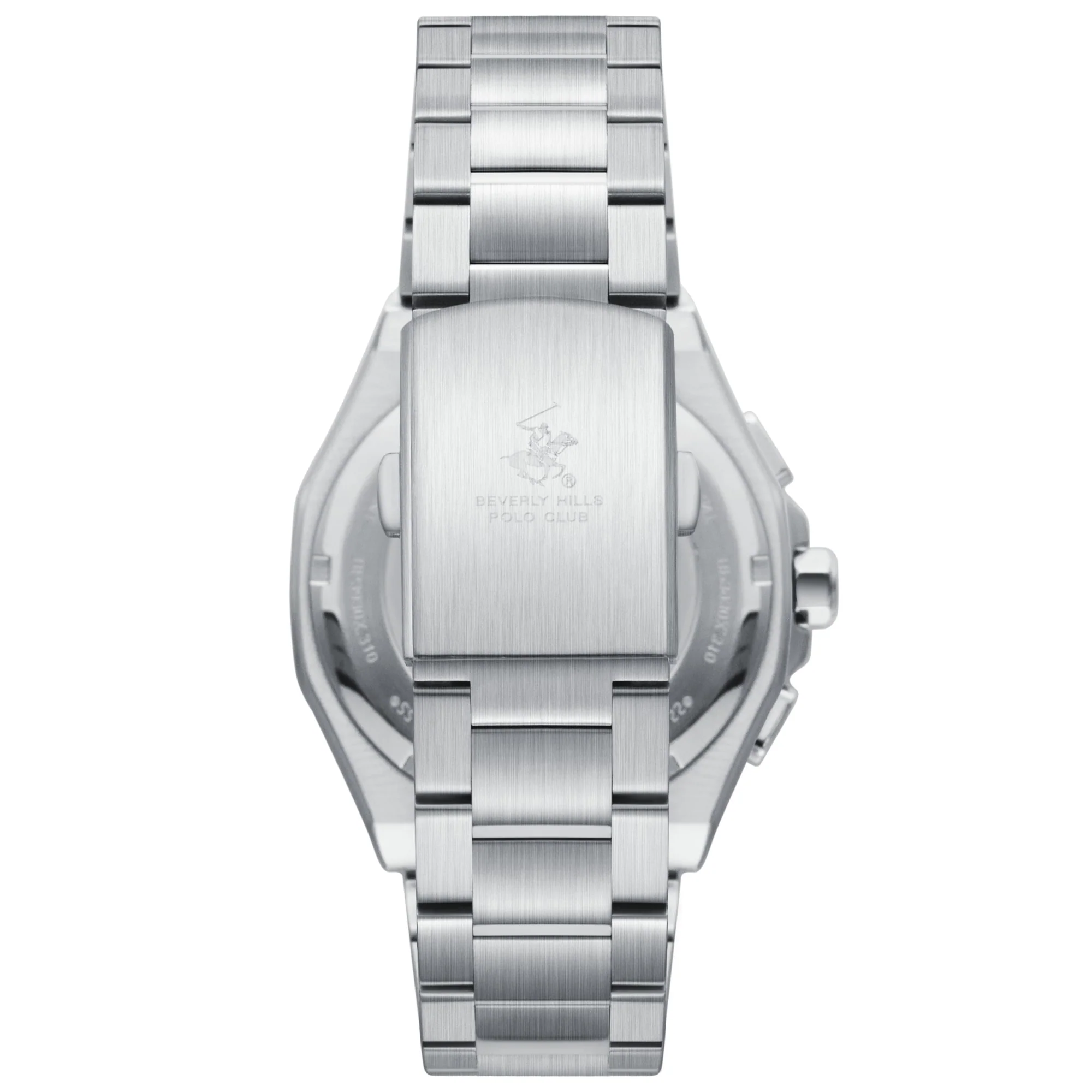Beverly Hills Polo Club BP3930X.350 Men's Black Dial Steel Strap Watch - Photo 4 - Zamana