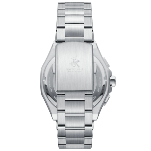 Beverly Hills Polo Club BP3930X.350 Men's Black Dial Steel Strap Watch - Photo 4 - Zamana