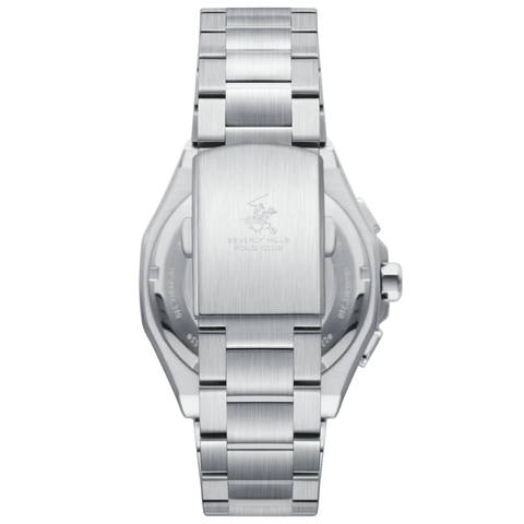 Beverly Hills Polo Club BP3930X.350 Men's Black Dial Steel Strap Watch - Photo 4 - Zamana