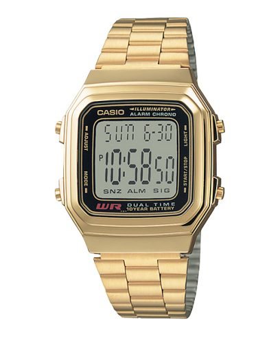 Casio A178WGA - 1A Stainless Steel Watch for Men - Zamana.pk Main image