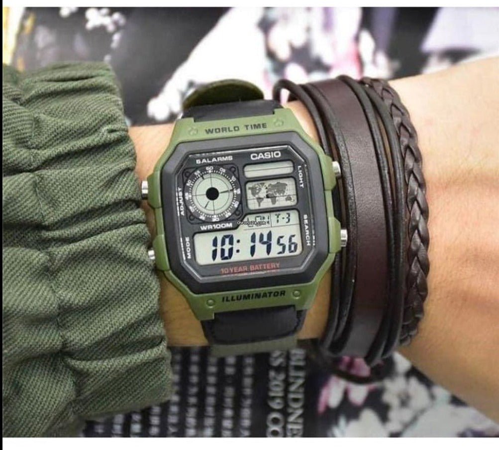 Casio AE - 1200WHB - 3BVDF Youth Series Digital Watch For Men - Zamana.pk