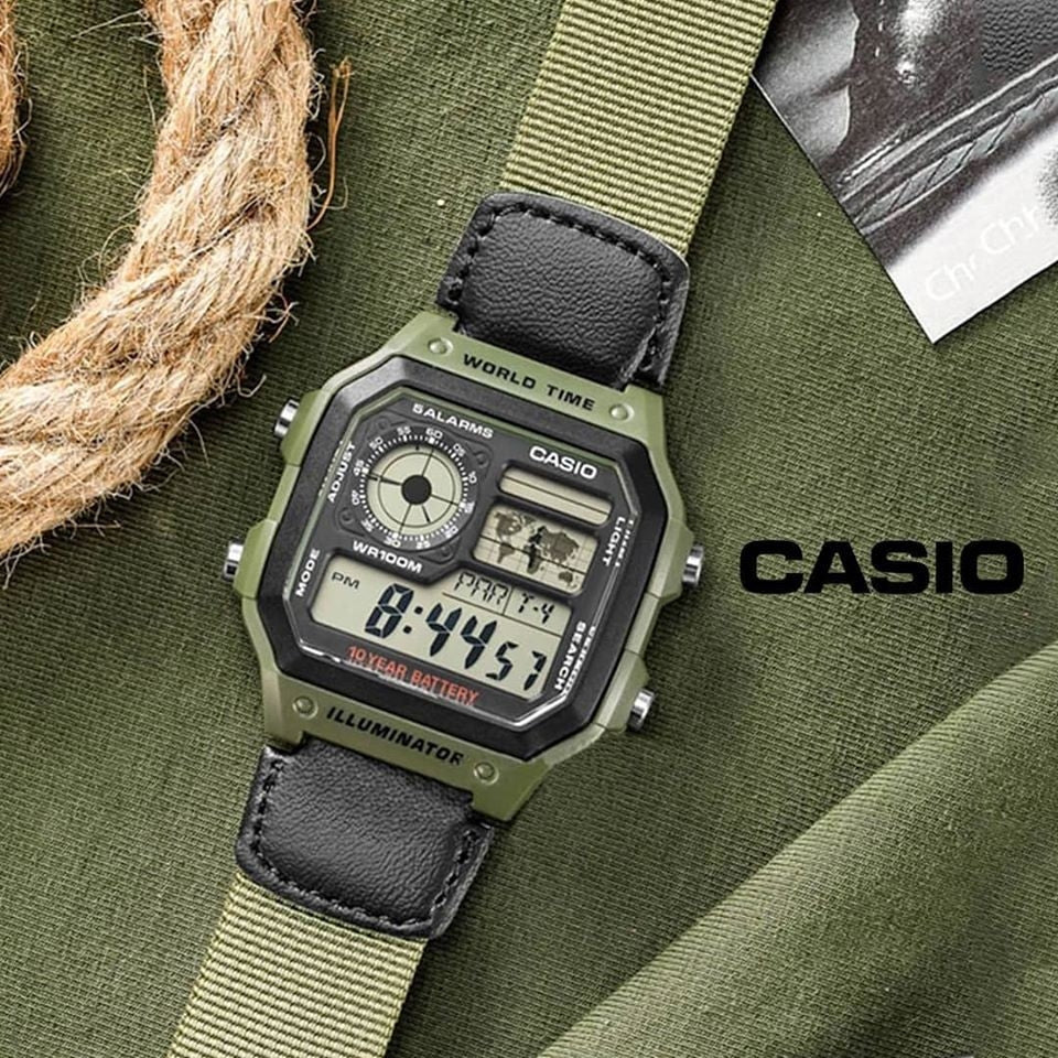 Casio AE-1200WHB-3BVDF Youth Series Digital Watch For Men Secondary image