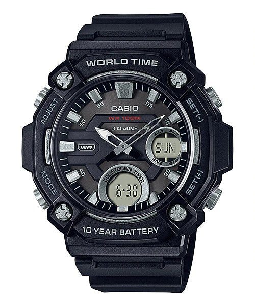Casio AEQ - 120W - 1AVDF Stainless Steel Watch for Men - Zamana.pk