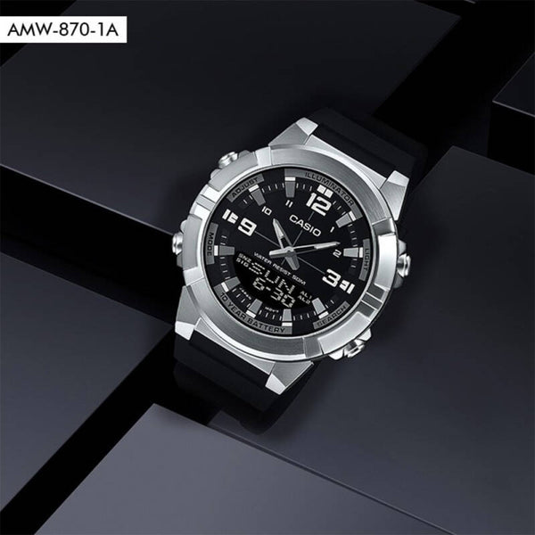 Casio AMW - 870 - 1AVDF Digital Analog Men Watch - Zamana.pk