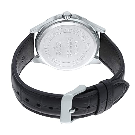 Casio Analog Black Dial Men's Watch - MTS - 100L - 1AVDF - Zamana.pk