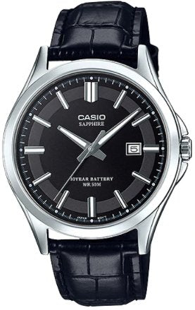 Casio Analog Black Dial Men's Watch - MTS - 100L - 1AVDF - Zamana.pk