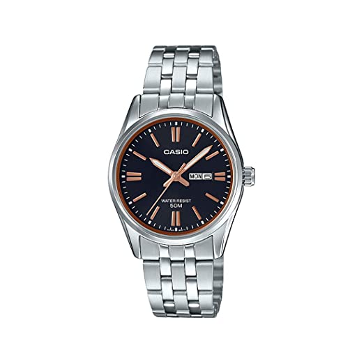 Casio Analog Black Dial Women's Watch - LTP - 1335D - 1A2VDF - Zamana.pk Main image