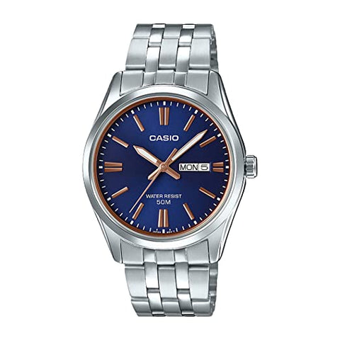 Casio Analog Blue Dial Men's Watch - MTP - 1335D - 2A2VDF (A1516) - Zamana.pk