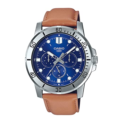 Casio Analog Blue Dial Men's Watch - MTP - VD300L - 2EUDF (A1752) - Zamana.pk Main image