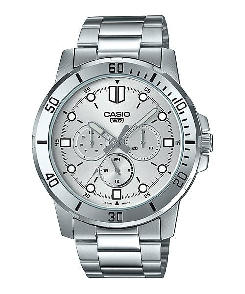 Casio Analog Silver Dial Men's Watch - MTP - VD300D - 7EUDF - Zamana.pk