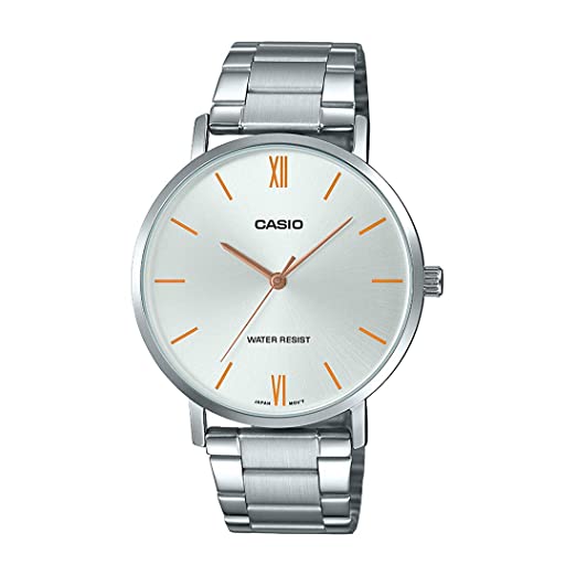 Casio Analog Silver Dial Men's Watch - MTP - VT01D - 7BUDF (A1614) - Zamana.pk