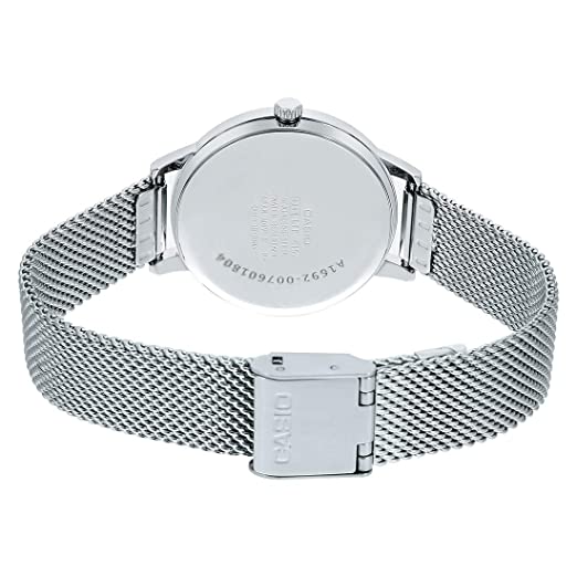Casio Analog Silver Dial Women's Watch - LTP - E157M - 7ADF (A1692) - Zamana.pk