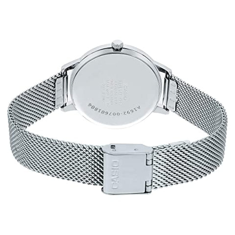 Casio Analog Silver Dial Women's Watch - LTP - E157M - 7ADF (A1692) - Zamana.pk