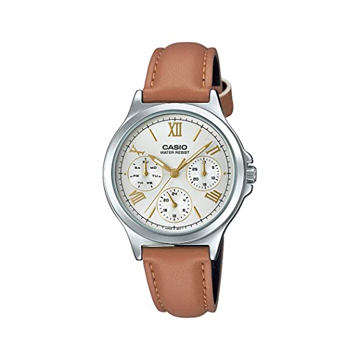 Casio Analog Silver Dial Women's Watch - LTP - V300L - 7A2UDF (A1703) - Zamana.pk Main image