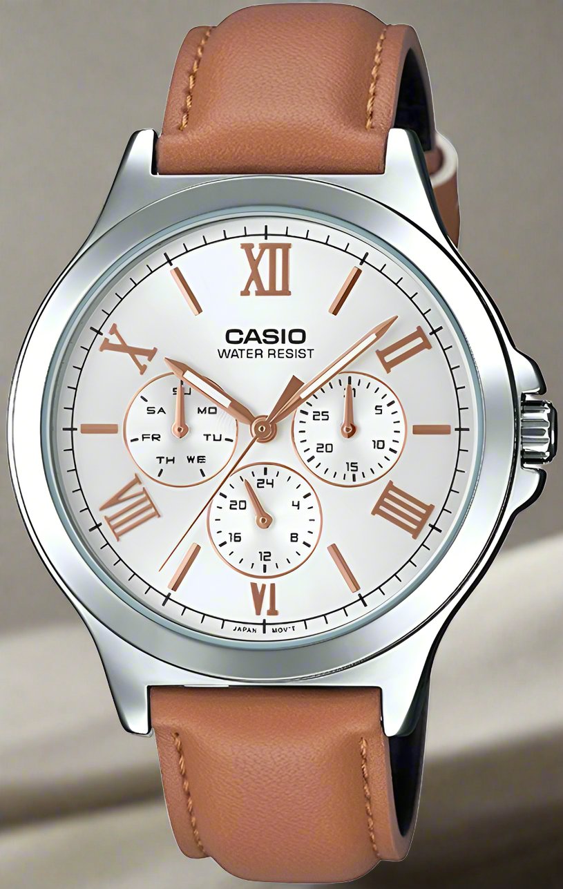 Casio Analog White Dial Men's Watch - MTP - V300L - 7A2UDF (A1690) - Zamana.pk Main image