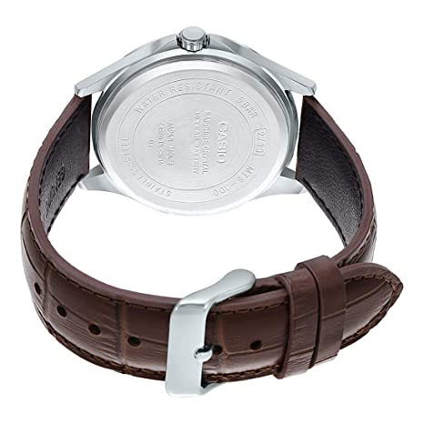 Casio Analog White Dial Men's Watch - MTS - 100L - 7AVDF - Zamana.pk