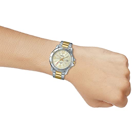 Casio Analog Yellow Dial Men's Watch - MTP - VD01SG - 9BVUDF - Zamana.pk