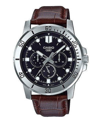 Casio Analogue Black Dial Men's Watch - MTP - VD300L - 1EUDF - Zamana.pk
