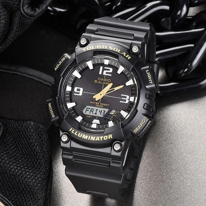 Casio - AQ - S810W - 1B - Stainless Steel Watch For Men - Zamana.pk Main image