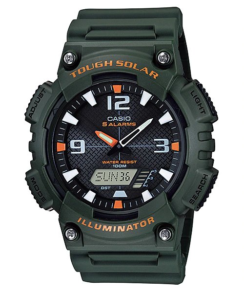 Casio - AQ - S810W - 3A - Stainless Steel Watch For Men - Zamana.pk Main image