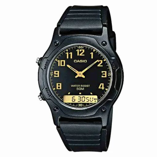 Casio - AW - 49H - 1B - Stainless Steel Watch For Men - Zamana.pk