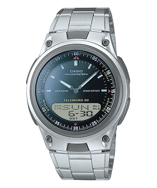 Casio AW-80D-1AVDF Men's Watch Digital-Analog Combination Stainless Steel Band Secondary image