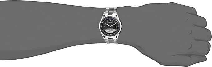 Casio AW - 80D - 1AVDF Men's Watch Digital - Analog Combination Stainless Steel Band - Zamana.pk