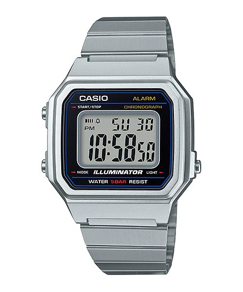 Casio - B - 650WD - 1A - Stainless Steel Watch For Men - Zamana.pk