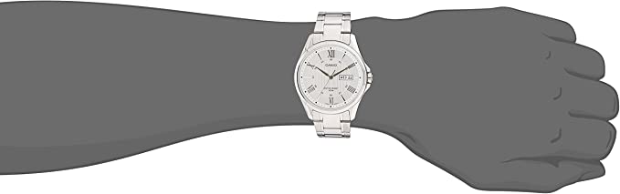 Casio Casual Watch For Men Analog Stainless Steel MTP - 1384D - 7A2VDF - Zamana.pk