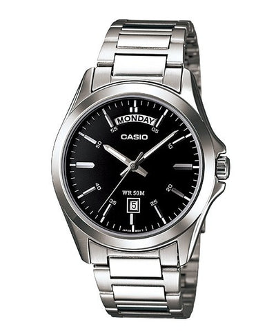 Casio Classic Silver Watch MTP - 1370D - 1A1VDF - Zamana.pk