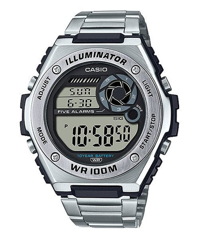 Casio Collection MWD - 100HD - 1AVDF Men's Gray Resin Watch - Zamana.pk