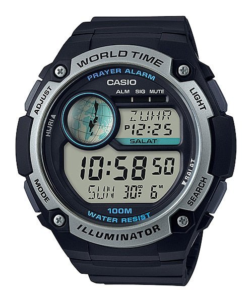 Casio CPA - 100 - 1AVDF Watch for Men Digital with prayer alarm - Zamana.pk