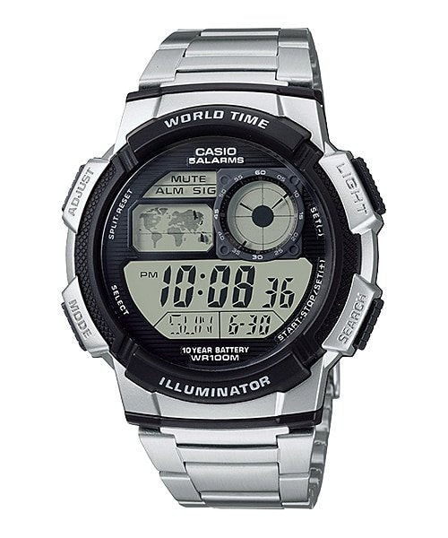Casio Digital AE-1000WD-1AVDF Men's General Sporty Watch Secondary image