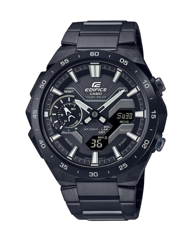 Casio - ECB - 2200DC - 1A - Stainless Steel Watch For Men - Zamana.pk