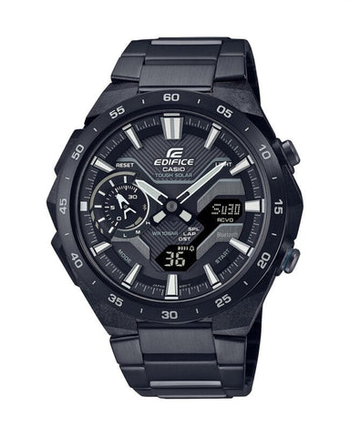 Casio - ECB - 2200DC - 1A - Stainless Steel Watch For Men - Zamana.pk