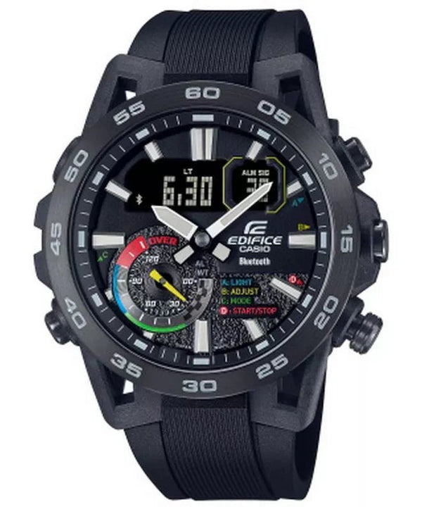Casio ECB - 40MP - 1A RACING MULTI - COLOR Series 1/1000th chrono Bluetooth - Zamana.pk