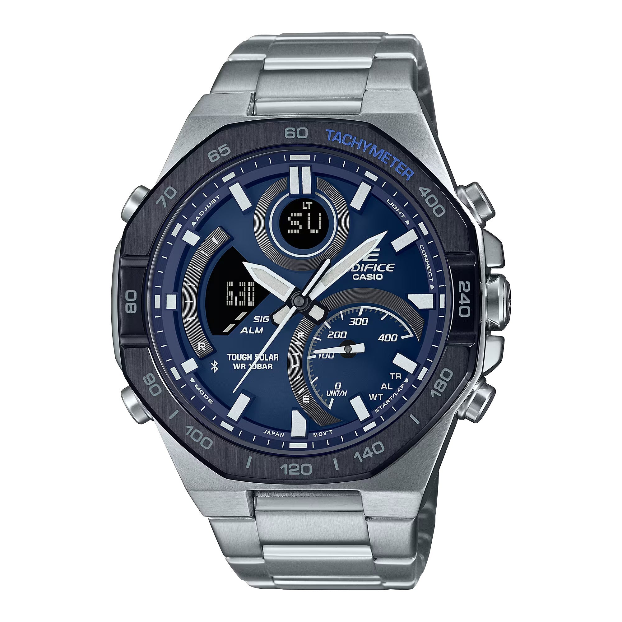 Casio - ECB - 950DB - 2A - Stainless Steel Watch For Men - Zamana.pk